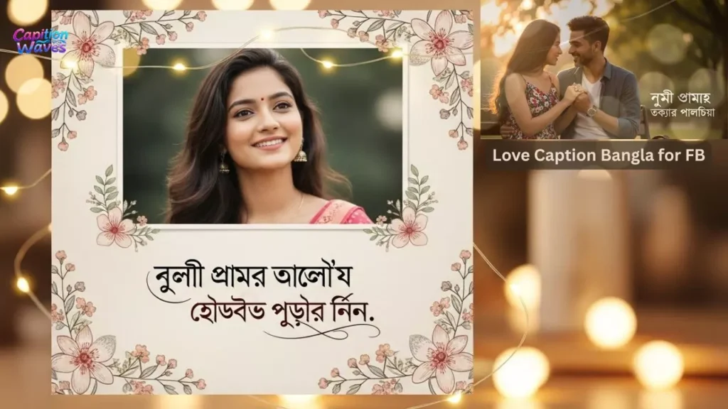 Cute Love Caption Bangla for Her Photos