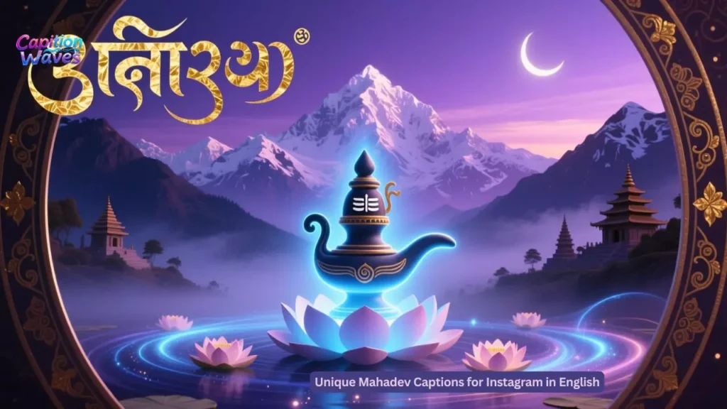 Unique Mahadev Captions for Instagram in English