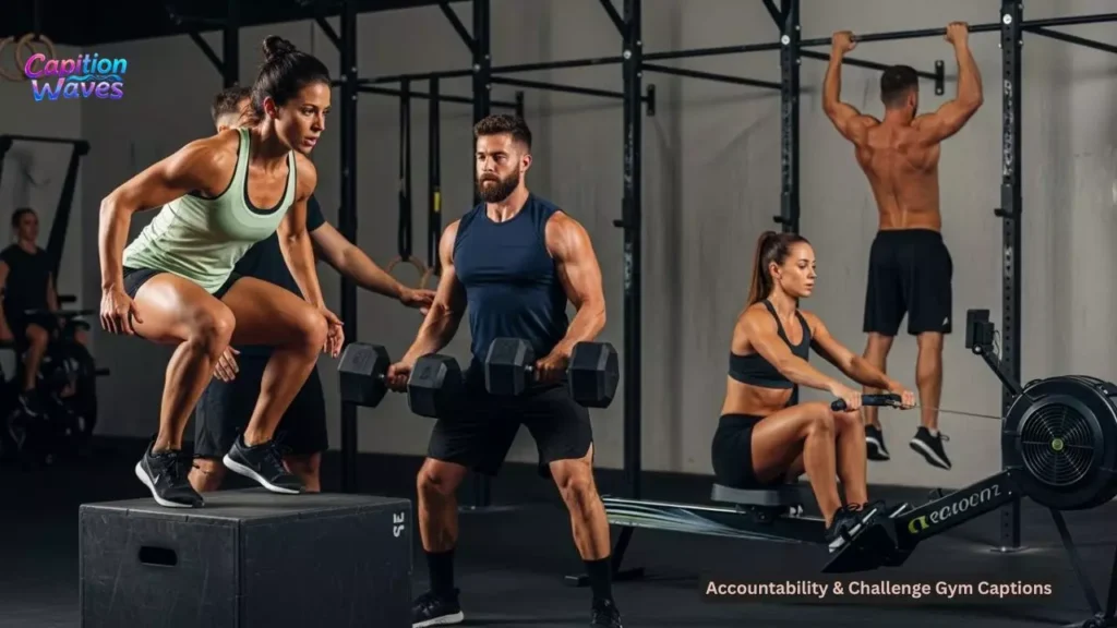 Accountability & Challenge Gym Captions