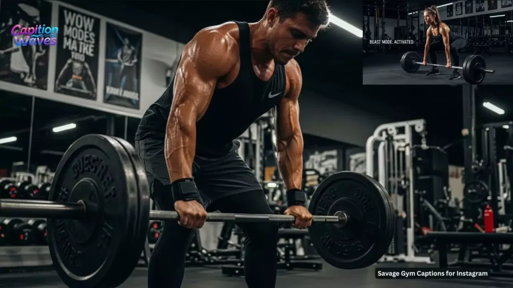 Savage Gym Captions for Instagram
