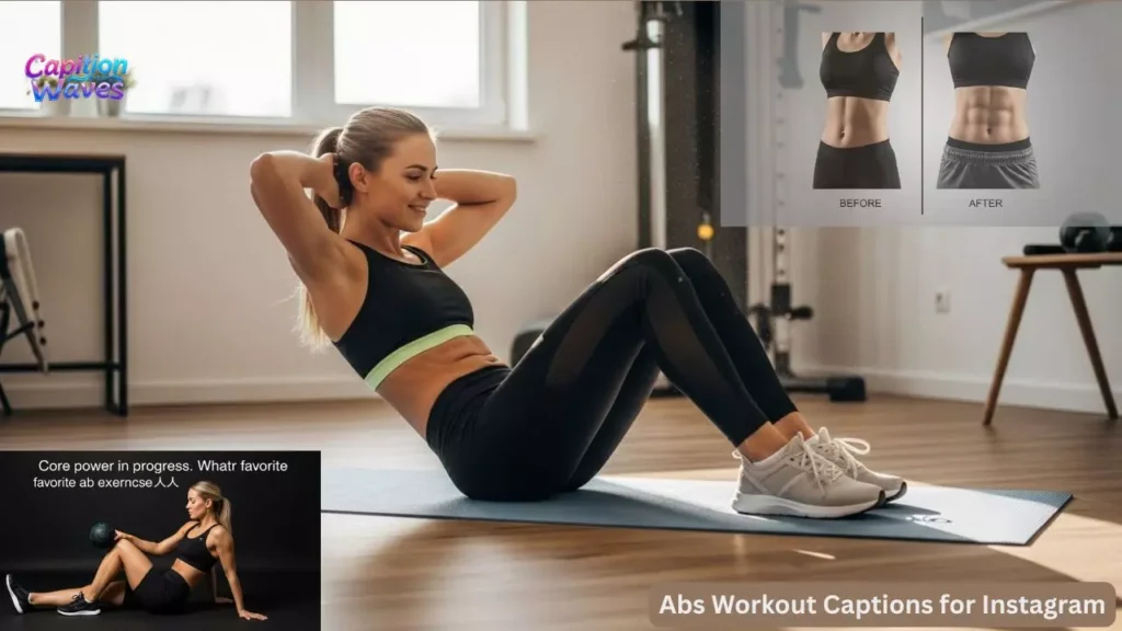 Abs Workout Captions for Instagram