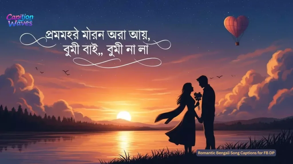 Romantic Bengali Song Captions for FB DP
