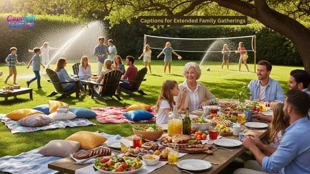Captions for Extended Family Gatherings