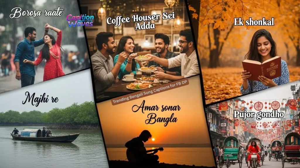 Trending Bengali Song Captions for FB DP