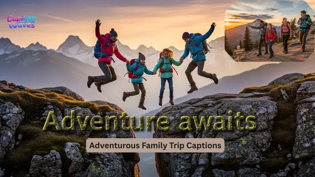 Adventurous Family Trip Captions