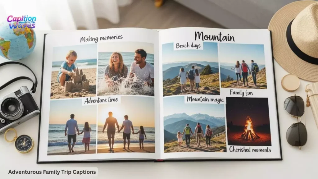 Short Instagram Captions for Family Vacation