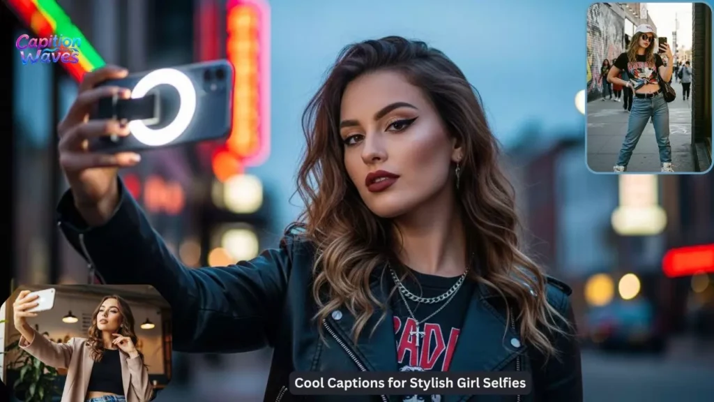 Cool Captions for Stylish Girl Selfies