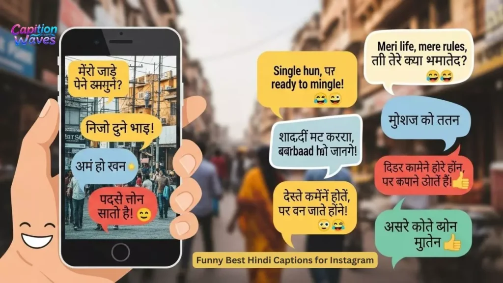 Funny Best Hindi Captions for Instagram