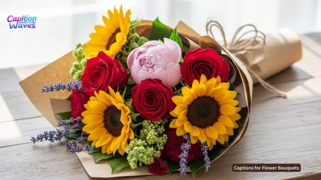 Captions for Flower Bouquets