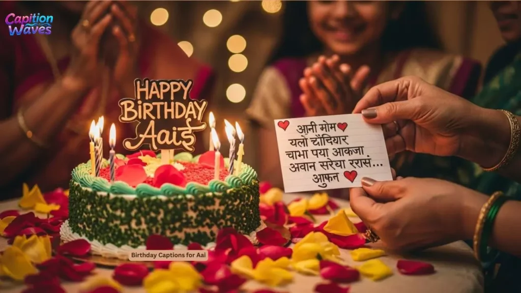 Birthday Captions for Aai