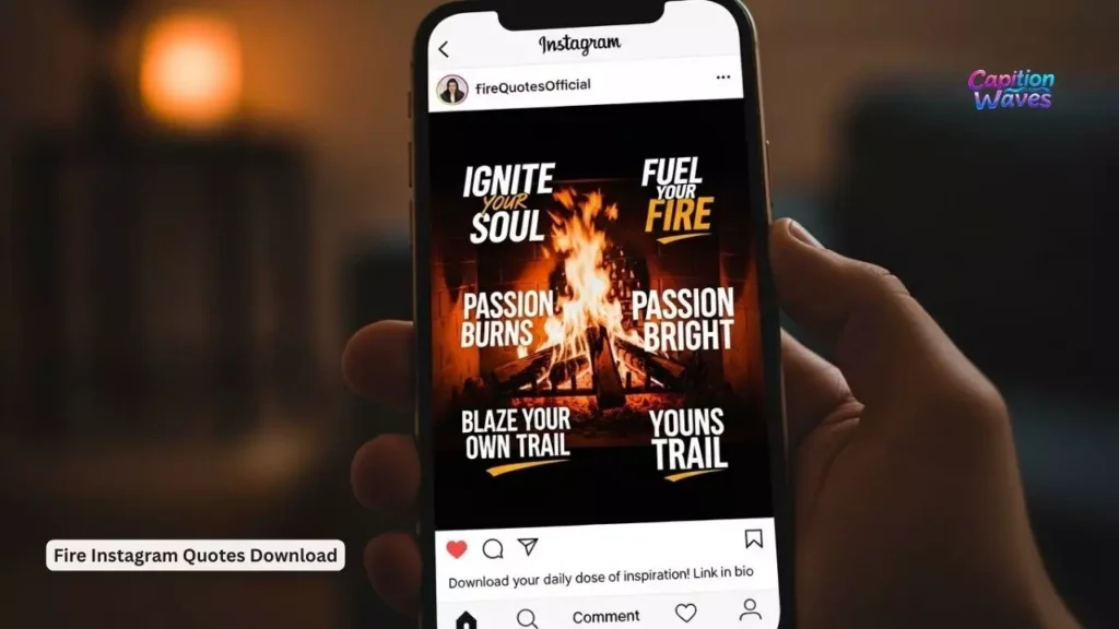 Fire Instagram Quotes Download