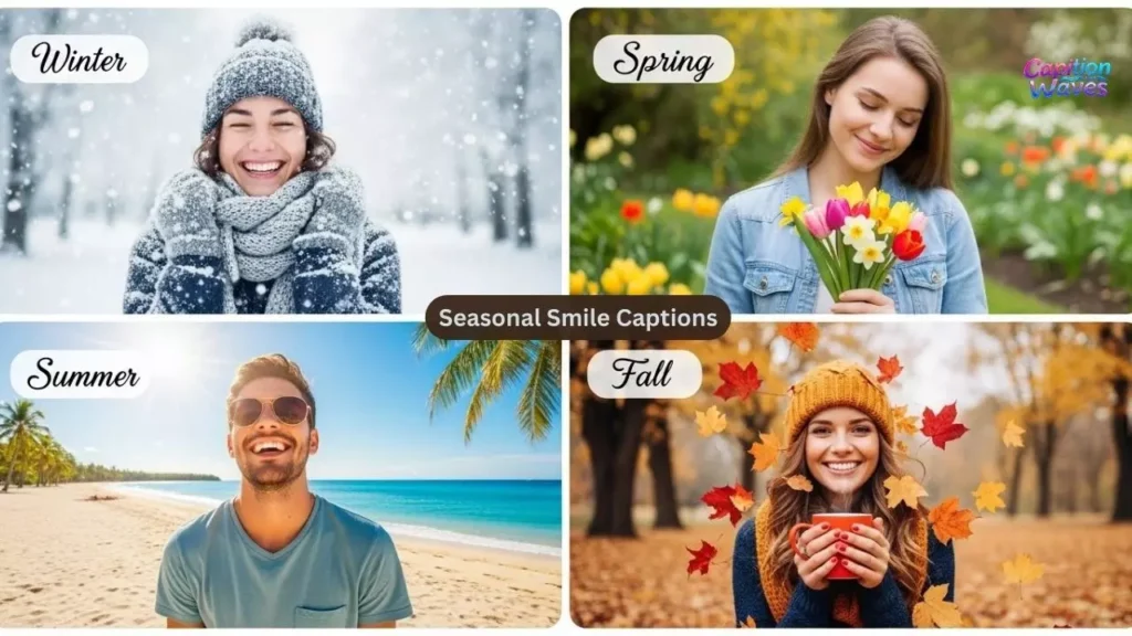 Seasonal Smile Captions