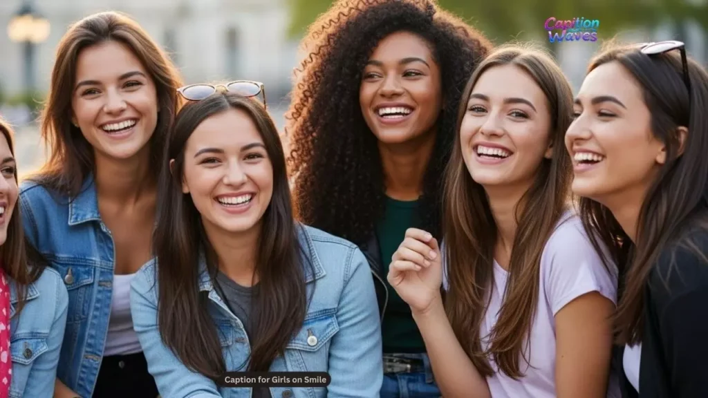 Caption for Girls on Smile