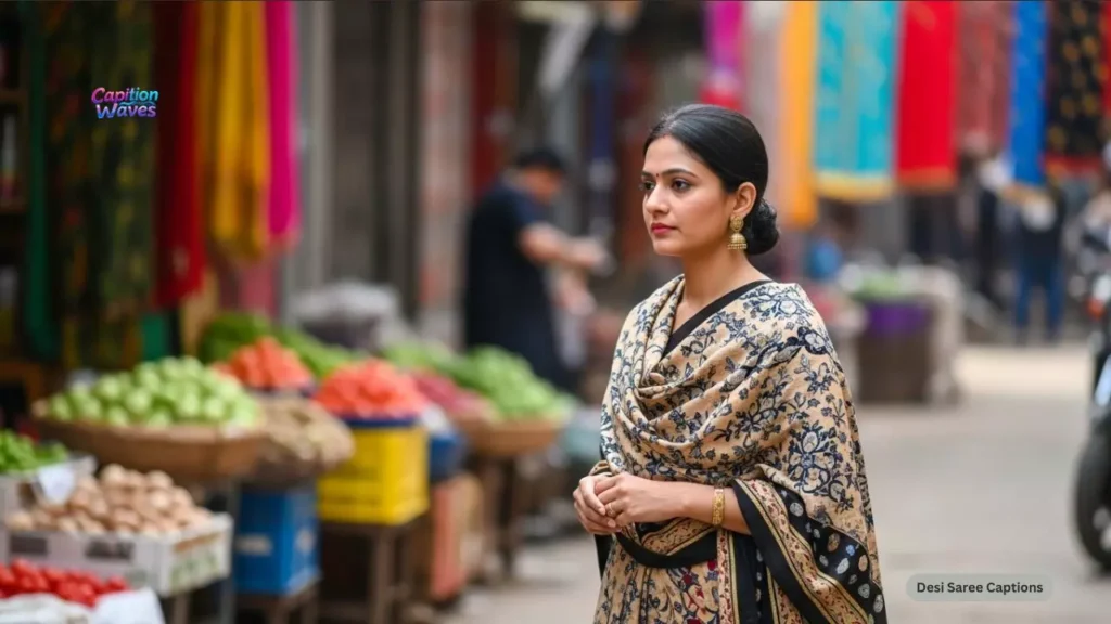 Desi Saree Captions