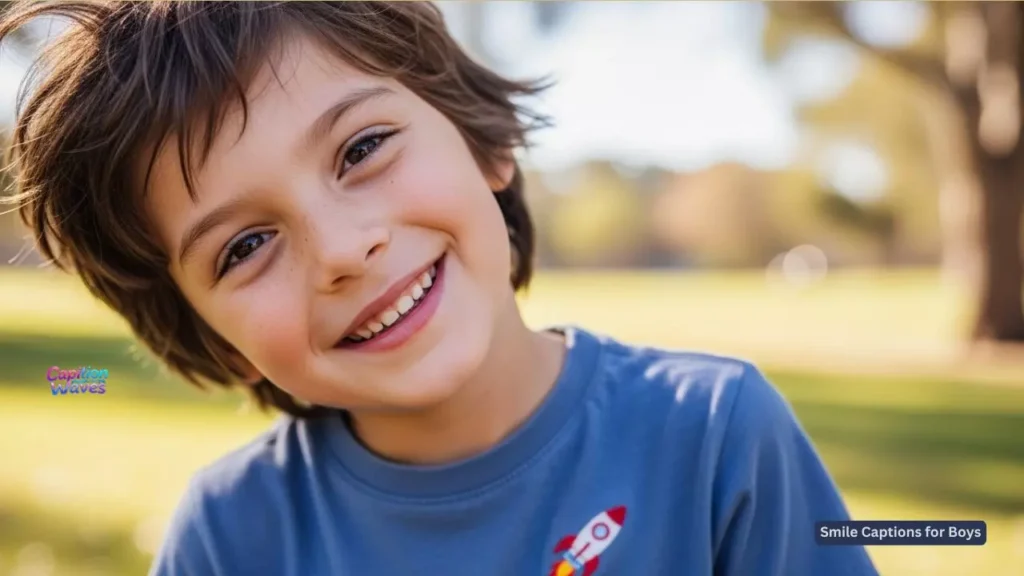 Smile Captions for Boys
