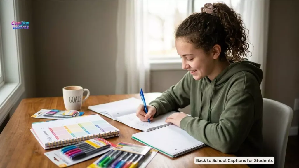 Back to School Captions for Students