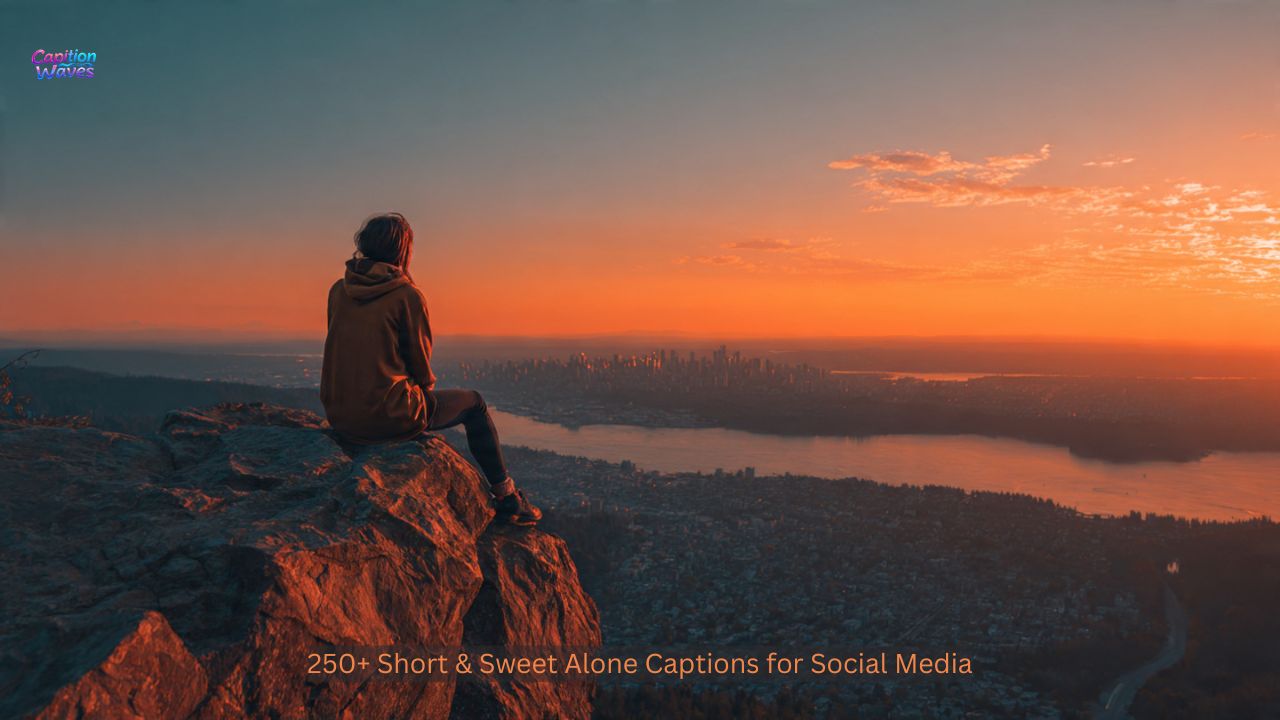 250+ Short & Sweet Alone Captions for Social Media
