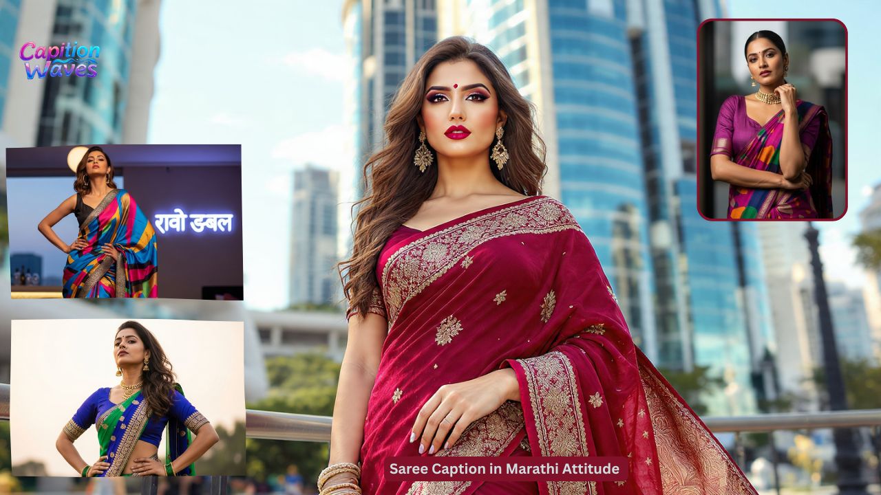 330+ Best Saree Caption in Marathi Attitude for Stylish Photos