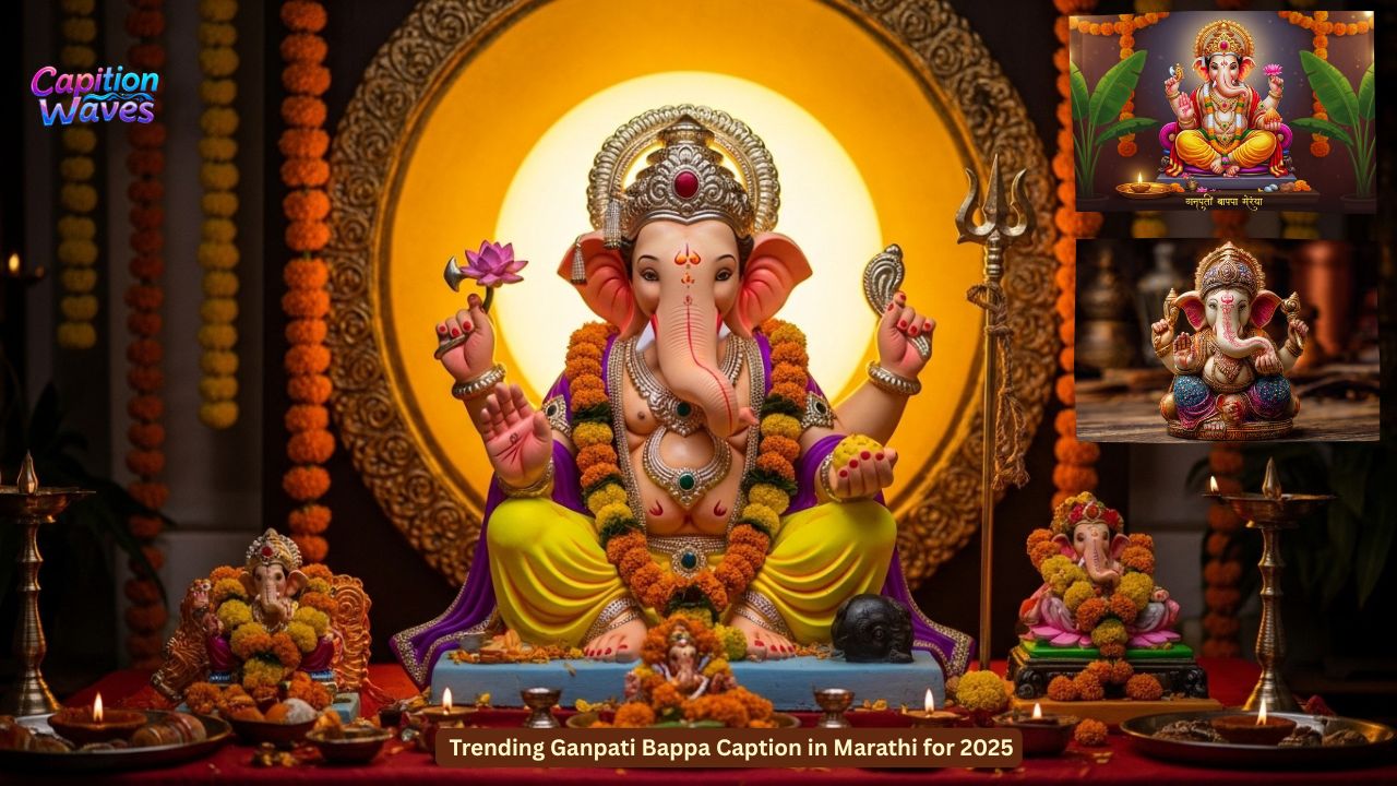 140+ Trending Ganpati Bappa Caption in Marathi for 2025