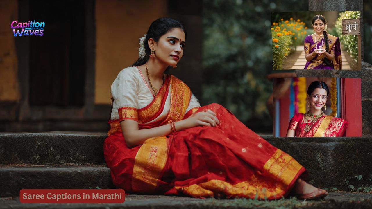 150+ Perfect Saree Captions in Marathi for Your Posts