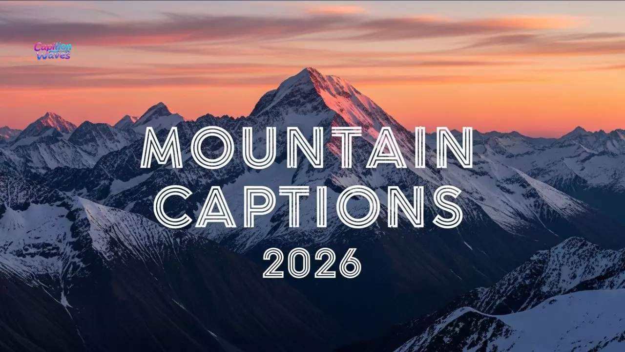 375+ Mountain Captions 2026: Aesthetic Nature Quotes & Epic Adventure Vibes