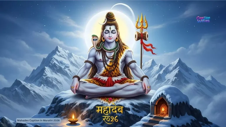 270+ Mahadev Caption in Marathi 2026: Short, Powerful & Trending